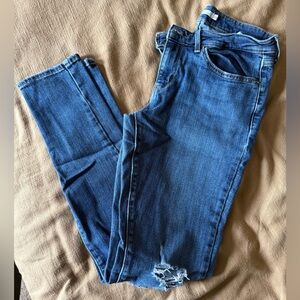 Levi's Classic Blue Distressed Jeans